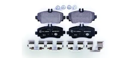 Комплект тормозных колодок, дисковый тормоз HELLA PAGID 8DB355018311