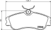 Комплект тормозных колодок, дисковый тормоз HELLA PAGID 8DB355018541 (фото 4)