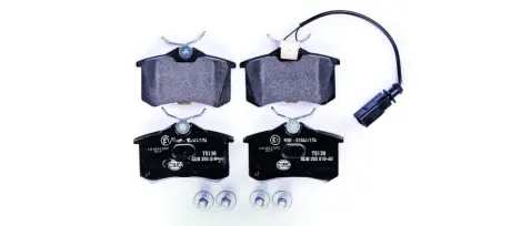 Комплект тормозных колодок, дисковый тормоз HELLA PAGID 8DB355018601