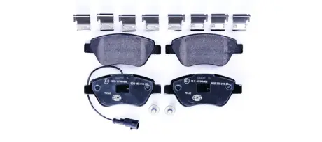 Комплект тормозных колодок, дисковый тормоз HELLA PAGID 8DB355018821
