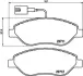 Комплект тормозных колодок, дисковый тормоз HELLA PAGID 8DB355018841 (фото 1)