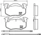 Комплект тормозных колодок, дисковый тормоз HELLA PAGID 8DB355018921 (фото 1)