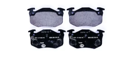 Комплект тормозных колодок, дисковый тормоз HELLA PAGID 8DB355018951