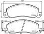 Комплект тормозных колодок, дисковый тормоз HELLA PAGID 8DB355018981 (фото 1)
