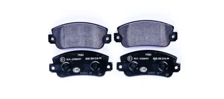 Комплект тормозных колодок, дисковый тормоз HELLA PAGID 8DB355018991