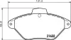 Комплект тормозных колодок, дисковый тормоз HELLA PAGID 8DB355019211 (фото 1)