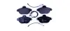 Комплект тормозных колодок, дисковый тормоз HELLA PAGID 8DB355019281 (фото 1)