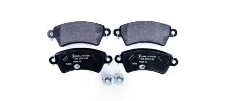 Комплект тормозных колодок, дисковый тормоз HELLA PAGID 8DB355019341
