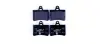 Комплект тормозных колодок, дисковый тормоз HELLA PAGID 8DB355019441 (фото 1)