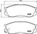 Комплект тормозных колодок, дисковый тормоз HELLA PAGID 8DB355019661 (фото 1)