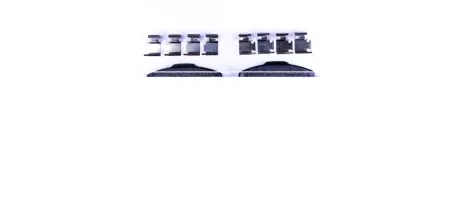 Комплект тормозных колодок, дисковый тормоз HELLA PAGID 8DB355019921