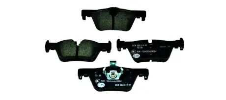 Колодки гальмівні дискові комплект; задн. HELLA PAGID 8DB355019971