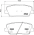 Комплект тормозных колодок, дисковый тормоз HELLA PAGID 8DB355020101 (фото 4)