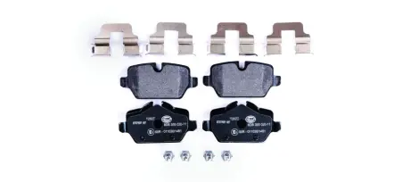 Комплект тормозных колодок, дисковый тормоз HELLA PAGID 8DB355020111