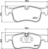 Комплект тормозных колодок, дисковый тормоз HELLA PAGID 8DB355020201 (фото 4)