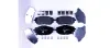 Комплект тормозных колодок, дисковый тормоз HELLA PAGID 8DB355020281 (фото 1)