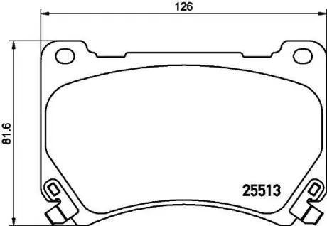 Комплект тормозных колодок, дисковый тормоз HELLA PAGID 8DB355020451