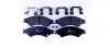 Комплект тормозных колодок, дисковый тормоз HELLA PAGID 8DB355020781 (фото 1)