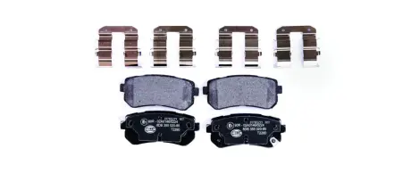 Комплект тормозных колодок, дисковый тормоз HELLA PAGID 8DB355020851