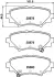 Комплект тормозных колодок, дисковый тормоз HELLA PAGID 8DB355021411 (фото 4)