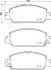 Комплект тормозных колодок, дисковый тормоз HELLA PAGID 8DB355021471 (фото 4)