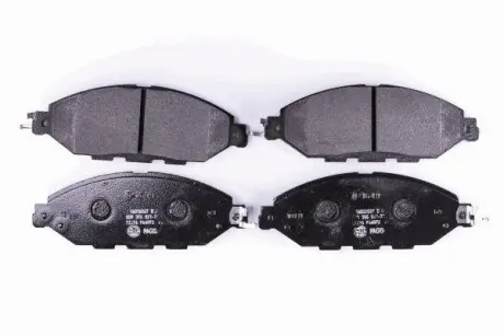Комплект тормозных колодок, дисковый тормоз HELLA PAGID 8DB355021711