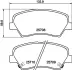 Комплект тормозных колодок, дисковый тормоз HELLA PAGID 8DB355021781 (фото 4)