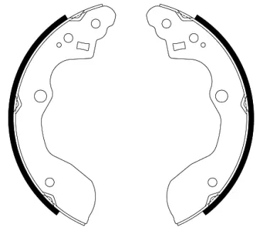 HELLA SUZUKI Колодки гальмівні барабанні SX4 06- HELLA PAGID 8DB355022581