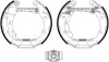 Комплект тормозных колодок HELLA PAGID 8DB355022601 (фото 1)