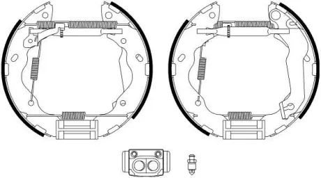 Комплект тормозных колодок HELLA PAGID 8DB355022621