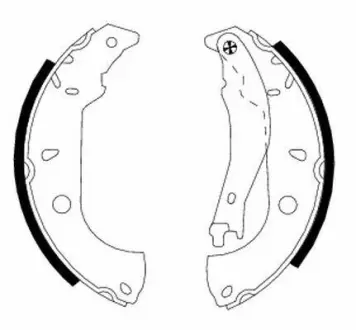 Комплект тормозных колодок HELLA PAGID 8DB355022761