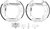 Комплект тормозных колодок HELLA PAGID 8DB355022931 (фото 2)