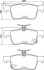 Гальмівнi колодки дисковi зад. Honda Civic 17- HELLA PAGID 8DB 355 025-251 (фото 1)