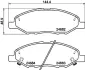 Колодки дискового тормоза HELLA PAGID 8DB355028711 (фото 1)