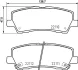 HELLA FORD USA гальмівні колодки задні MUSTANG 14- HELLA PAGID 8DB355036441 (фото 1)