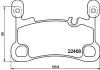 Колодки гальмівні дискові, к-кт HELLA PAGID 8DB355039111 (фото 1)