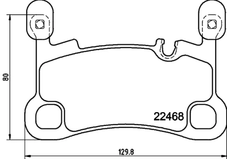 Колодки гальмівні дискові, к-кт HELLA PAGID 8DB355039111