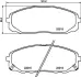 Колодки гальмівні, дискове гальмо HELLA PAGID 8DB355039441 (фото 4)
