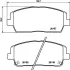 Гальмівні колодки дискові перед. Hyundai Santa Fe Kia Sorento 2.0D/2.2D/2.4 01.15- HELLA PAGID 8DB 355 040-011 (фото 4)