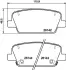 Гальмівні колодки дискові Hyundai Santa Fe 2.0D/2.2D/2.4 07.18- HELLA PAGID 8DB 355 040-081 (фото 1)