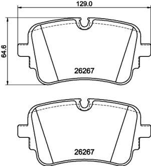 Колодки гальмівні HELLA PAGID 8DB355041001