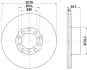 Тормозной диск HELLA PAGID 8DD355100081 (фото 1)