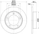 Тормозной диск HELLA PAGID 8DD355100381 (фото 4)