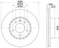 Тормозной диск HELLA PAGID 8DD355101511 (фото 1)