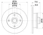 Диск гальмівний VW Golf, Passat 85-96 задн. HELLA PAGID 8DD355101661 (фото 4)