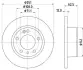 Тормозной диск HELLA PAGID 8DD355103021 (фото 1)