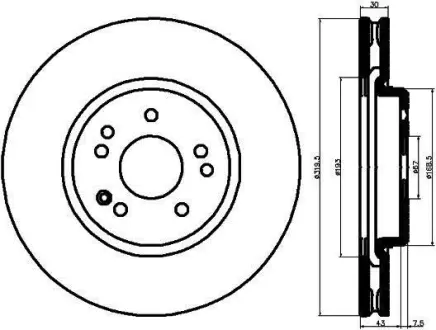 Тормозной диск HELLA PAGID 8DD355103401