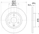 Тормозной диск HELLA PAGID 8DD355103771 (фото 4)