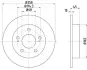Тормозной диск HELLA PAGID 8DD355104001 (фото 1)