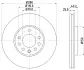 Тормозной диск HELLA PAGID 8DD355104681 (фото 4)